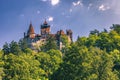 Bran Dracula historical castle of Transylvania, in Brasov region, Romania, Europe