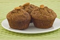 Bran muffins Royalty Free Stock Photo