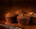 Bran muffins Royalty Free Stock Photo