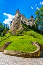 Bran Castle in the the immediate vicinity of Brasov, Transylvania, Romania Royalty Free Stock Photo