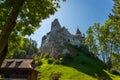 BRAN, ROMANIA: Drakula`s Castle. Beautiful landscape with a Bran castle with a summer day Royalty Free Stock Photo