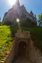 BRAN, ROMANIA: Drakula`s Castle. Beautiful landscape with a Bran castle with a summer day Royalty Free Stock Photo