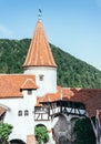 Vampire Tower. Bran, the famous Vampire Castle of Dracula in Transylvania Royalty Free Stock Photo