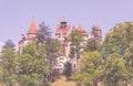 Bran, the famous Vampire Castle of Dracula in Transylvania Royalty Free Stock Photo