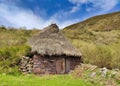 BraÃ±a El Cuerrago flock of shepherds, Camin Real de la Mesa, Somiedo Natural Park and Biosphere Reserve, Arbellales, Asturias, Royalty Free Stock Photo