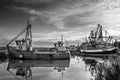 Brancaster Staithe Norfolk Black and White