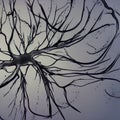 Branches On Neuron, Nervous System Appearance, Abstract