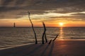 Seaside Sentinels - Morris Island Lighthouse Royalty Free Stock Photo