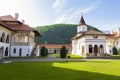 Brancoveanu Monastery from Sambata de Sus Royalty Free Stock Photo