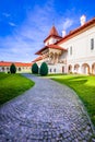 Brancoveanu Monastery in Sambata - Romania, Transylvania Royalty Free Stock Photo