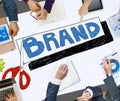 Brand Advertising Commerce Copyright Marketing Concept Royalty Free Stock Photo