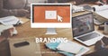 Brand Branding Advertising Commercial Marketing Concept Royalty Free Stock Photo