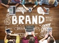 Brand Branding Advertising Commercial Marketing Concept Royalty Free Stock Photo