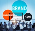 Brand Branding Advertising Marketing Commerce Concept Royalty Free Stock Photo