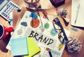 Brand Branding Advertising Trademark Marketing Concept Royalty Free Stock Photo