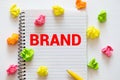 Brand Branding Advertising Trademark Marketing Concept Royalty Free Stock Photo