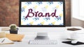 Brand Branding Copyright Trademark Marketing Concept Royalty Free Stock Photo