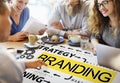 Brand Branding Label Marketing Profile Trademark Concept Royalty Free Stock Photo