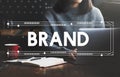Brand Branding Marketing Commercial Advertising Product Concept Royalty Free Stock Photo