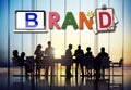 Brand Branding Project Goals Word Concept Royalty Free Stock Photo