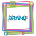 Brand Colorful Symbols Colorful Frame