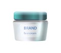 Brand Face Cream, Icon on Vector Illustration