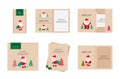 Brand identity santa claus christmas