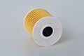 Brand new automotive oil filter cartridge. Royalty Free Stock Photo