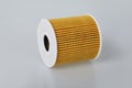 Brand new automotive oil filter cartridge. Royalty Free Stock Photo