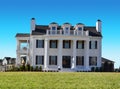 Brand New Capecod Suburban American Dream Home Royalty Free Stock Photo