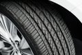 Brand New Car Tire Royalty Free Stock Photo