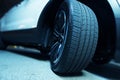 Brand New Car Tire Royalty Free Stock Photo