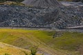 Brand new highway under construction.. Royalty Free Stock Photo