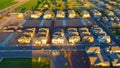 Brand New Houses Under Construction - Miniature World (Tilt-Shift) Effect Royalty Free Stock Photo