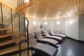 Brand new interior of beauty salon