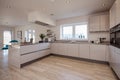 Brand new modern fitted kitchen Royalty Free Stock Photo