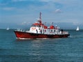 Brand new pilot ship in San Francisco Bay