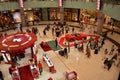 Brand new red ferrari car in Dubai mall