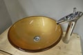 Brand new sink and chrome water faucet