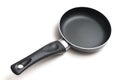 A brand new unused smaller sized frying pan with non-stick black teflon coating surface Royalty Free Stock Photo