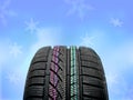 Brand new winter tire Royalty Free Stock Photo