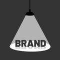 Brand is in the spotlight - brand awareness and brand recognition.