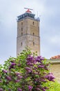 Brandaris lighthouse at Terschelling The Netherlands Royalty Free Stock Photo