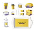 Branded Fastfood Packaging Set