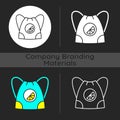 Branded sling bag dark theme icon