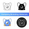 Branded sling bag icon