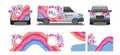 Branded Van Design Set