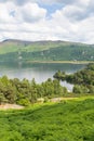 Brandelhow Bay Derwent water Lake District Cumbria England UK Royalty Free Stock Photo