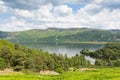 Brandelhow Bay Derwent water Lake District Cumbria England UK Royalty Free Stock Photo