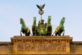 Brandenburg gate Royalty Free Stock Photo